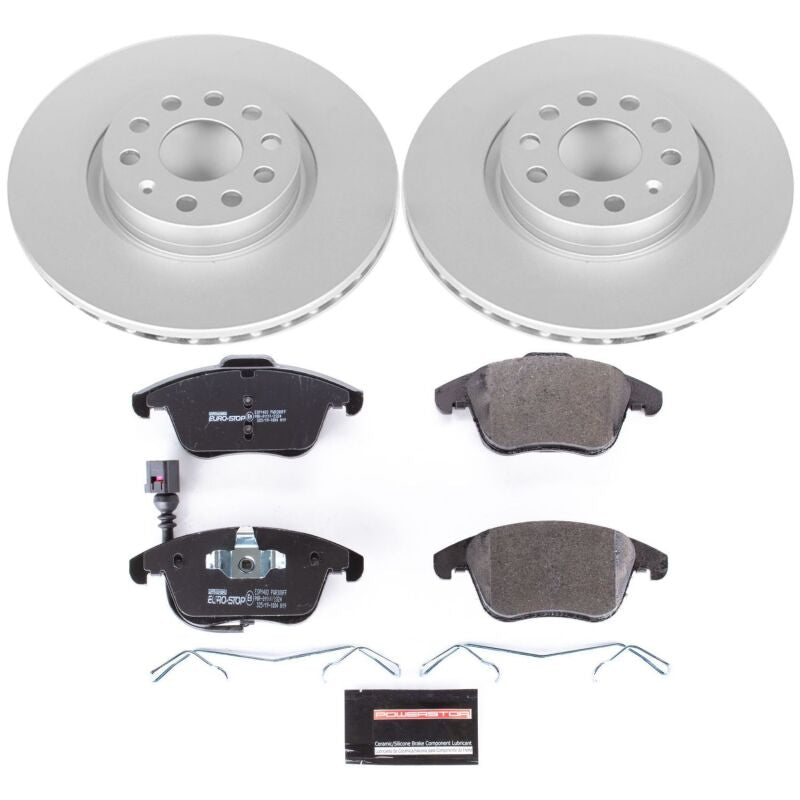 Power Stop 15-18 Audi Q3 Front Euro-Stop Brake Kit