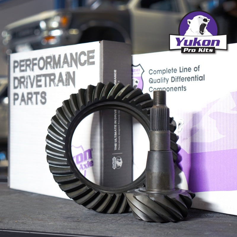 Yukon Gear 11.25in Dana 80 3.54 Rear Ring & Pinion Install Kit 35 Spline Positraction 4.375in BRG