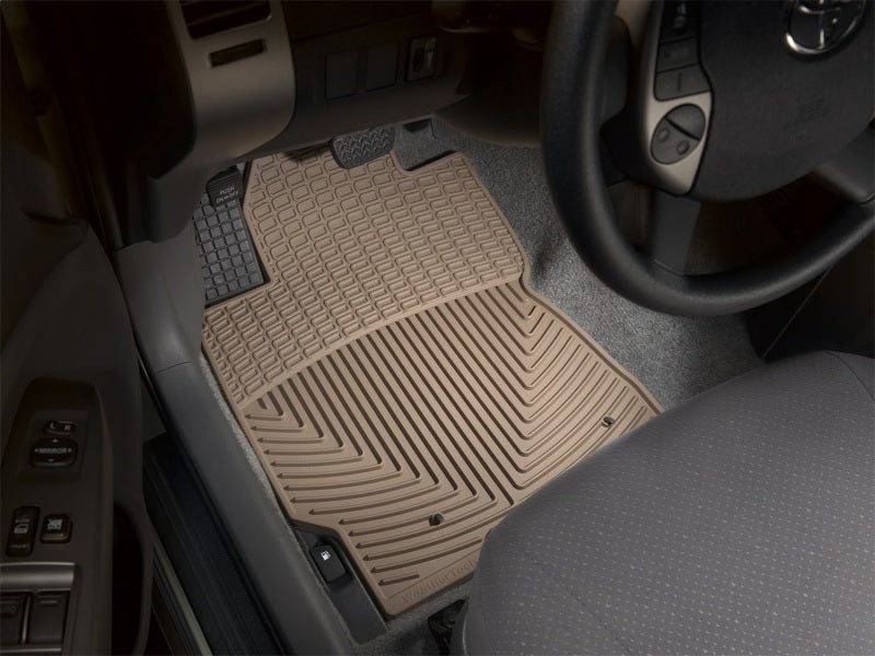 WeatherTech 04-09 Toyota Prius Front Rubber Mats - Tan