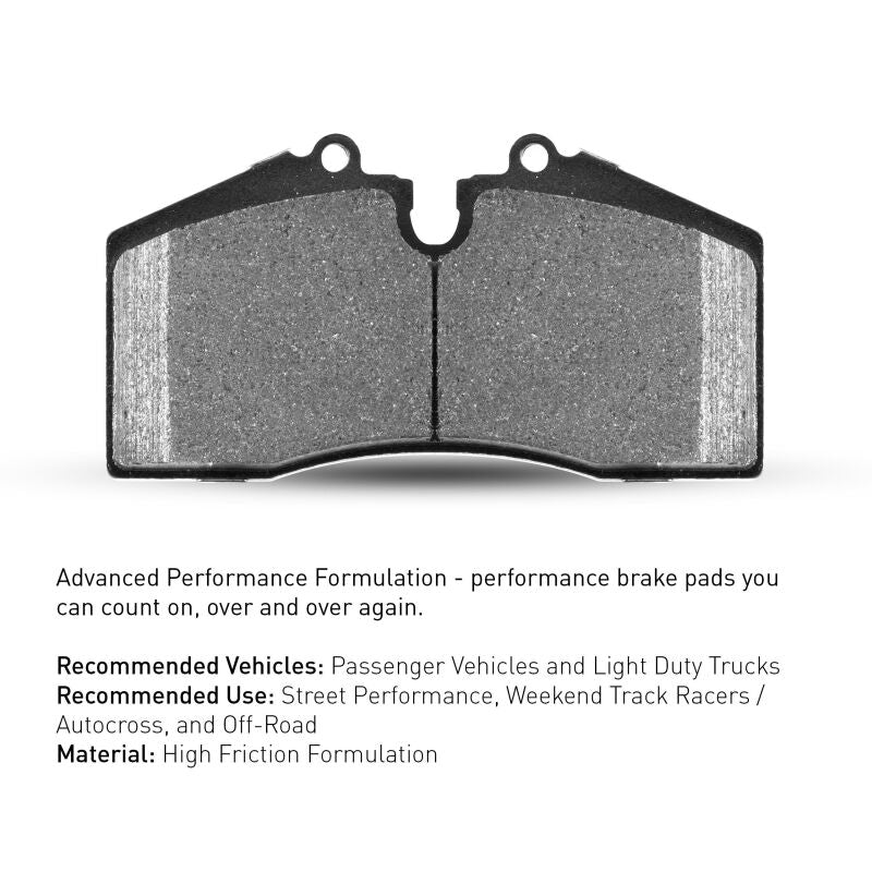 R1 93-98 Toyota Supra Front Performance Sport Brake Pads