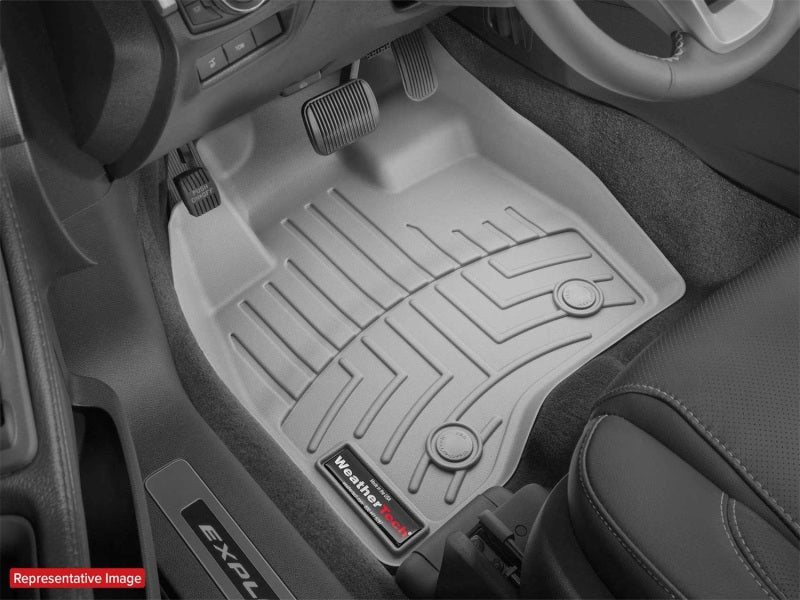 WeatherTech 01-05 Honda Civic Rear FloorLiner - Black