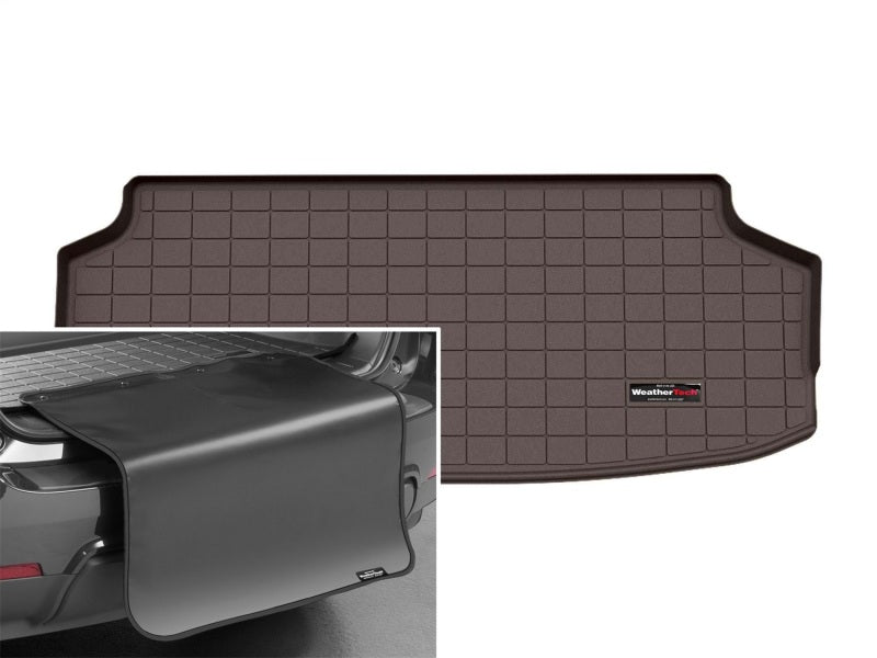 WeatherTech 2024 Kia EV9 Cargo Liner w/Bumper Protector - Cocoa
