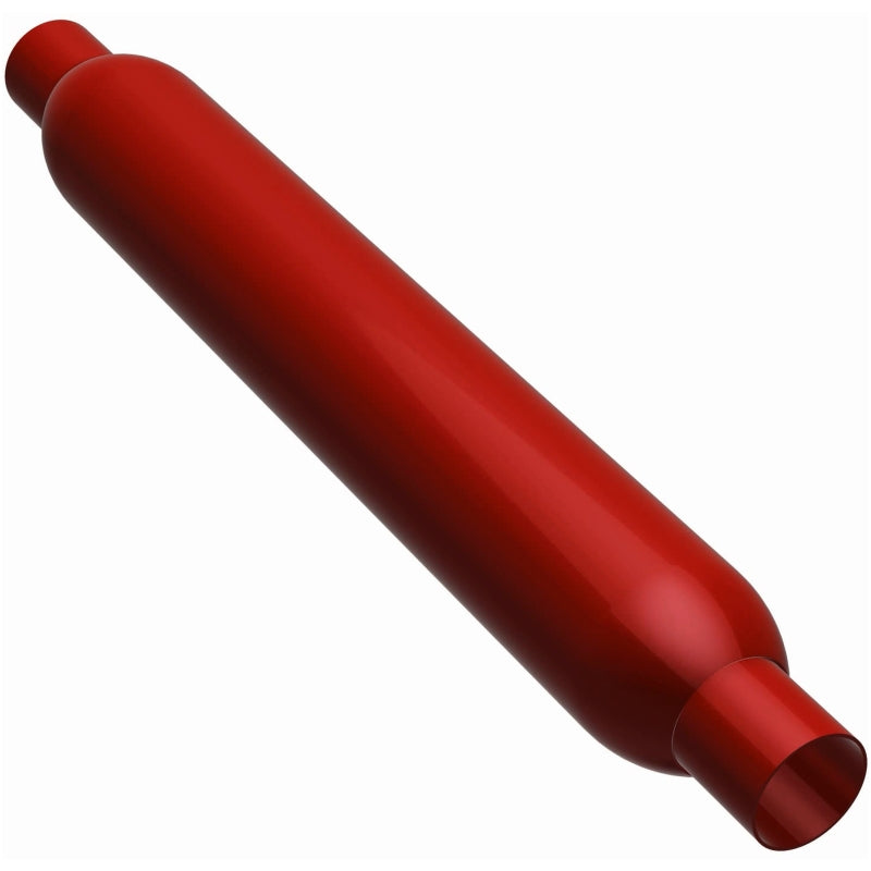 MagnaFlow Muffler Red Pack Series Glasspack 3.5 Dia 12 2.25/2.25 RP