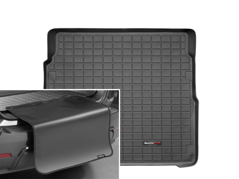WeatherTech 10-14 Cadillac CTS Sport Wagon Cargo Liner w/ Bumper Protector - Black