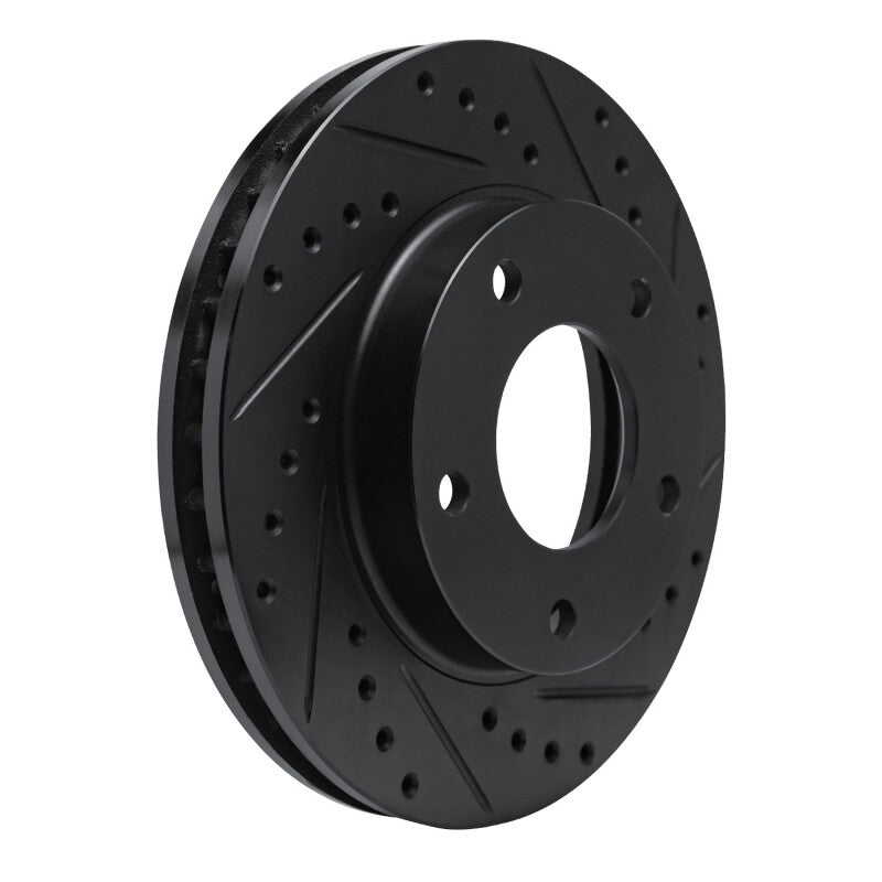 R1 69-78 Cadillac Eldorado Rear/Front Right Drilled & Slotted Black Brake Rotor