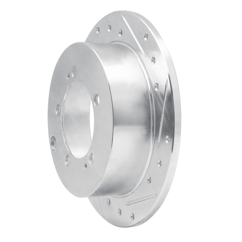 R1 94-07 Chrysler SEBRING Rear Right Drilled & Slotted Silver Brake Rotor