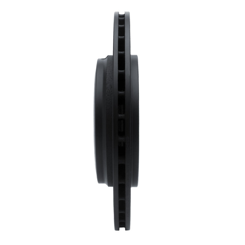 R1 01-06 BMW 330I Rear Right Drilled & Slotted Black Brake Rotor