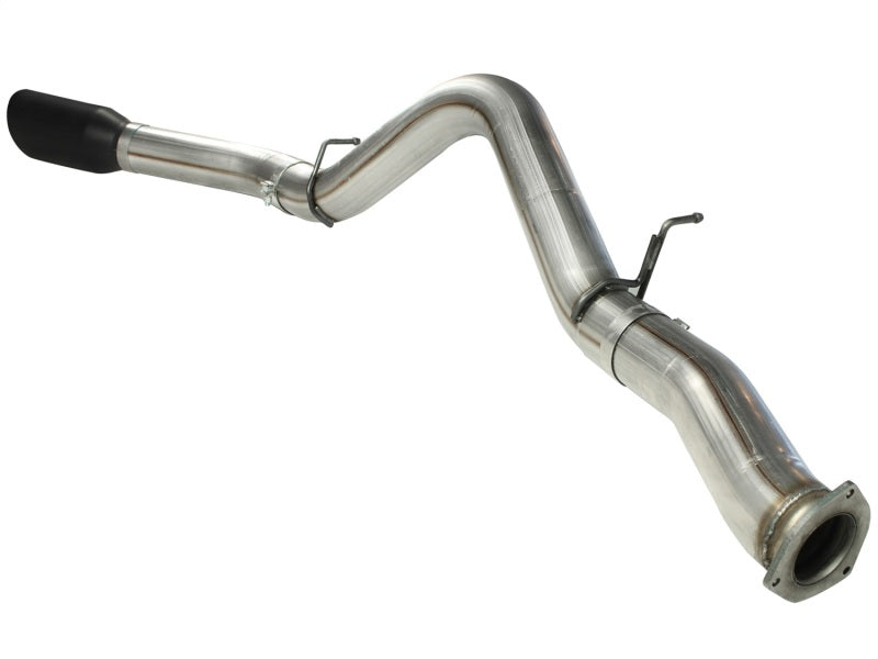 aFe MACH Force XP Exhaust 5in DPF-Black, GM Diesel Trucks 07.5-10 V8-6.6L 9(td) LMM