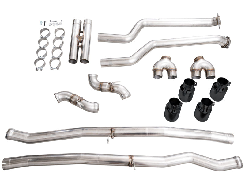 AWE Tuning BMW G90/G99 M5 Track Edition Cat-Back Exhaust - Diamond Black Tips