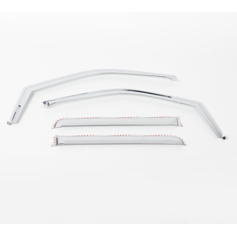 Putco 2021 Ford F-150 Super Crew Element Chrome Window Visors (Set of 4)