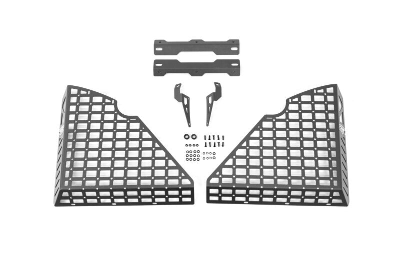 DV8 Offroad 07-18 Jeep Wrangler JK 4-Door Pocketed Rear Window Molle Panels
