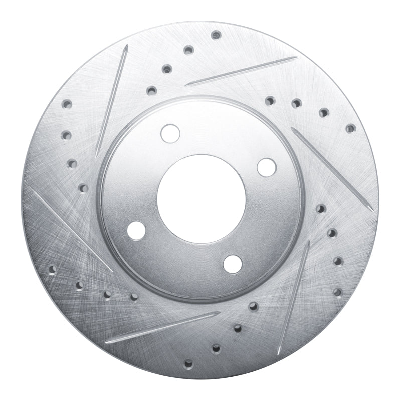 R1 17-21 Suzuki Ignis (Mexico) Front Left Drilled & Slotted Silver Brake Rotor