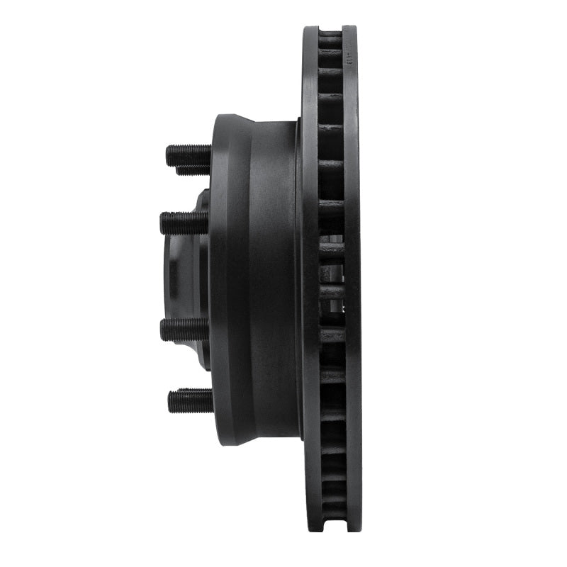 R1 71-95 Chevrolet P20 Front Left Drilled & Slotted Black Brake Rotor