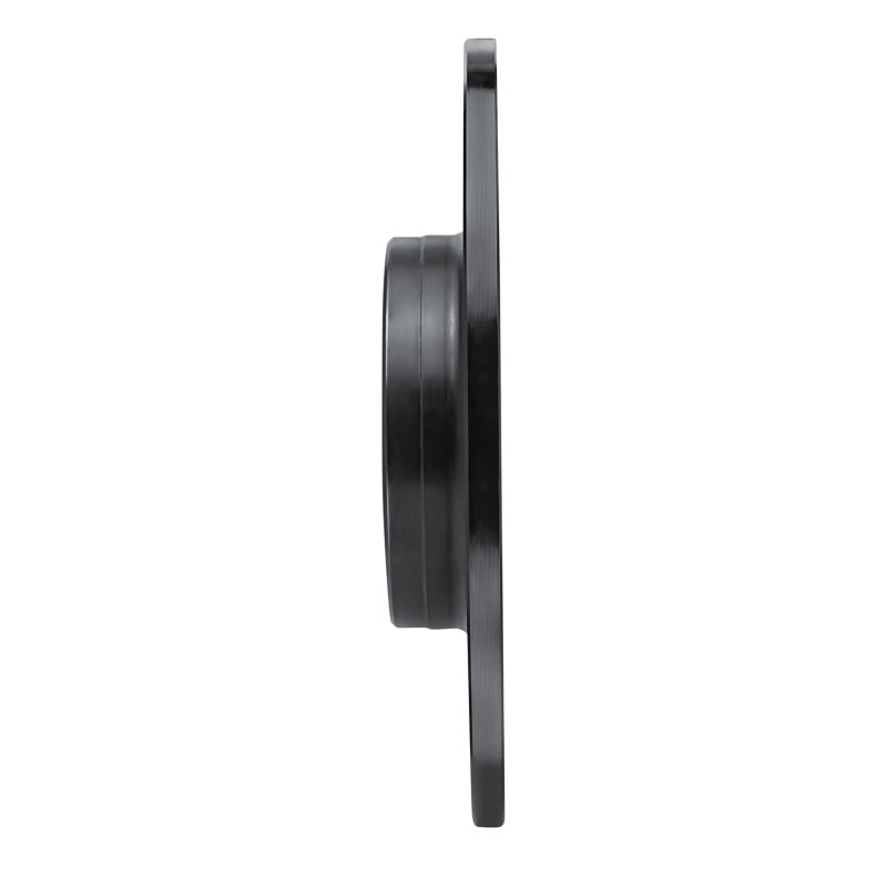 R1 18-25 Volvo S60 Rear Left Drilled & Slotted Black Brake Rotor