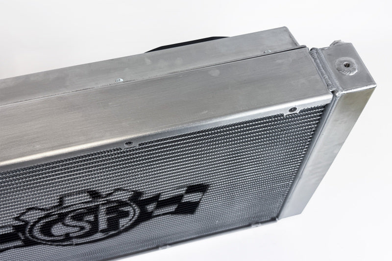 CSF Motorsport Radiator with Shroud - 14in SPAL Brushless Fans - Harnesses