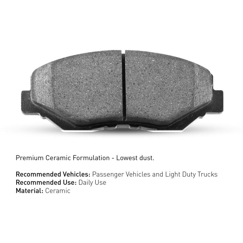 R1 04-11 Cadillac CTS-V Rear Ceramic Brake Pads