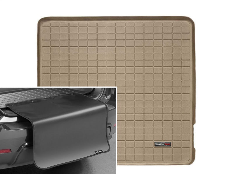 WeatherTech 06-10 Ford Explorer (w/ 3rd Row Seating) Cargo Liners w/ Bumper Protector - Tan