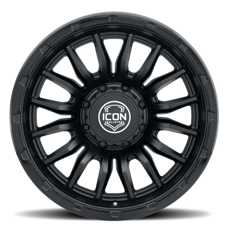 ICON Alloys Cajon 20x9 / 8x170 / 6mm / 5.25in BS Double Black Wheel