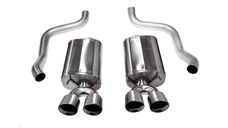 Corsa 17-19 Chevy Corvette Z06 (Grand Sport Only) 3in Axle Back Xtreme Exhaust Pol Quad 4.5in Tip