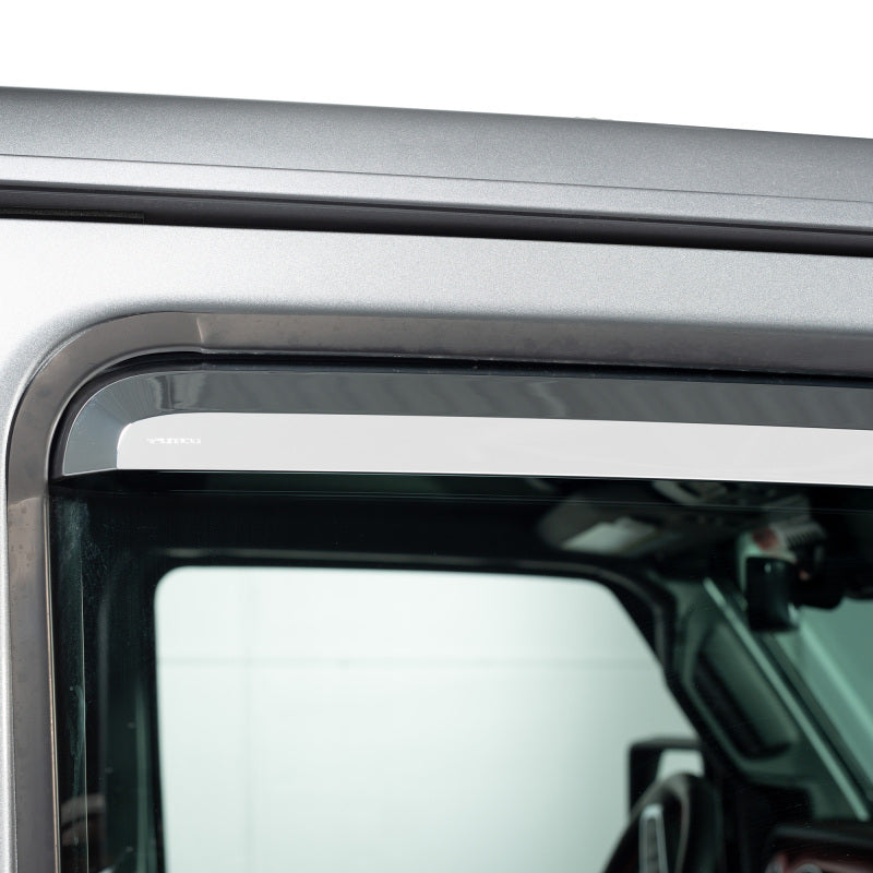 Putco 19-20 Ram 1500 - Crew Cab (Set of 4) Element Chrome Window Visors