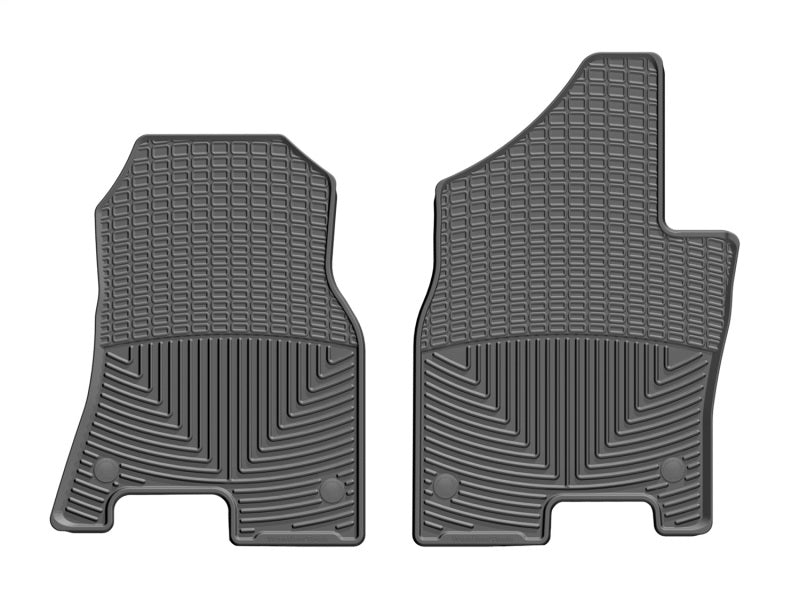 Weathertech 19+ Dodge Ram 1500 (Reg/Quad Cab) Front Rubber Mats - Black