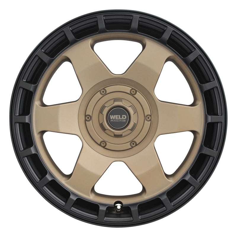 Weld Off-Road Ridge 20x9 - 8x180 BP - ET0 - 124.3mm CB - Satin Bronze Wheel (Black Ring)