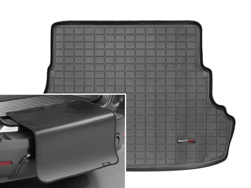 WeatherTech 12+ Hyundai Accent Cargo Liner w/ Bumper Protector - Black