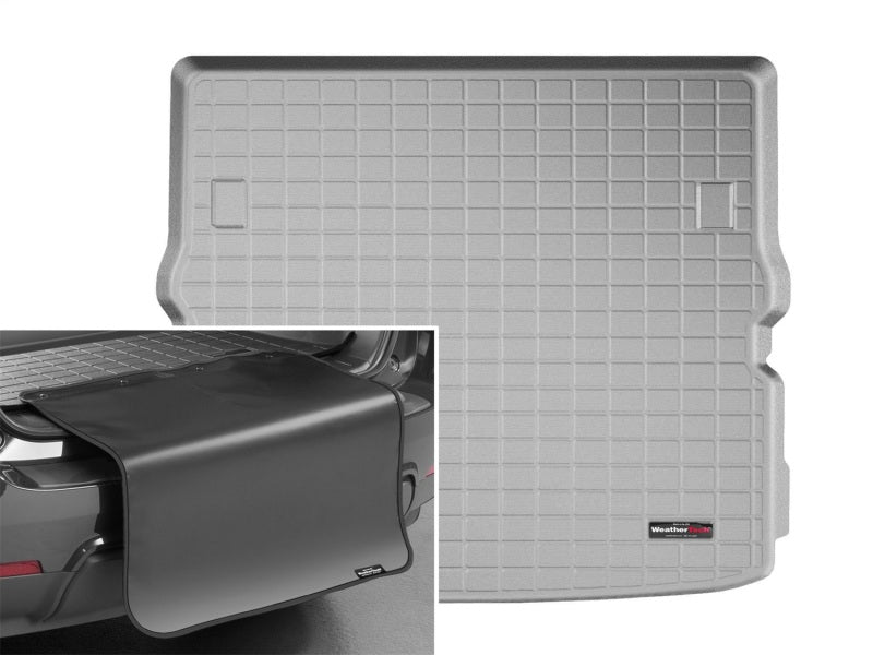 WeatherTech 2018+ Lexus RX (6 & 7-Passenger L Models) Cargo Liners w/ Bumper Protector - Grey