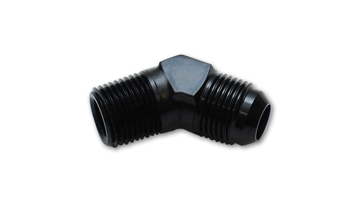Vibrant -16AN Female to -16AN Male 45 Degree Swivel Adapter Fitting