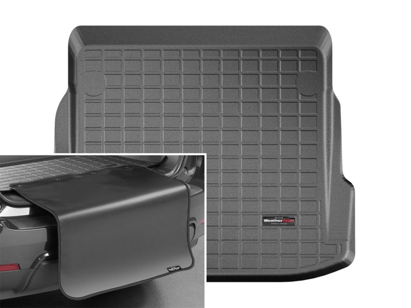 WeatherTech 2015+ Mercedes-Benz S Class (w/ Burnester Sound) Cargo Liner w/ Bumper Protector - Black