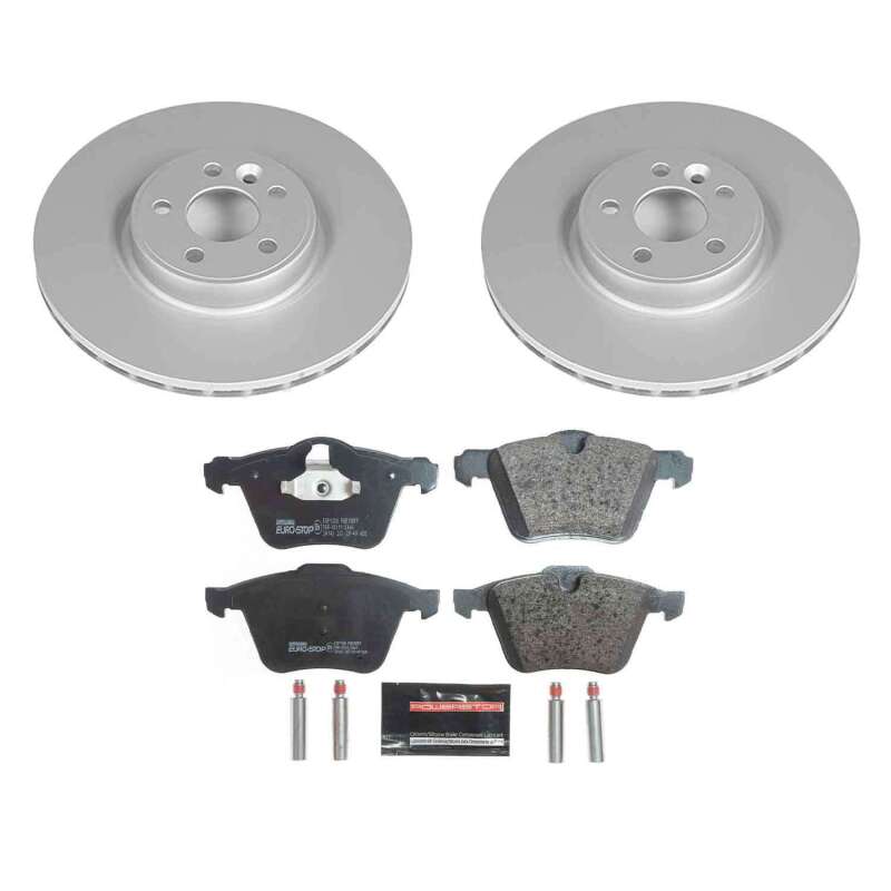 Power Stop 15-18 Volvo S60 Front Euro-Stop Brake Kit