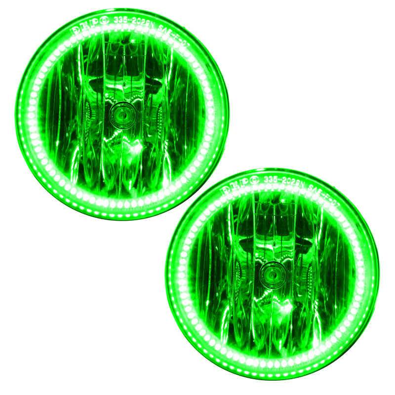 Oracle 07-11 Chrysler Sebring LED Fog Light Halo Kit - Green