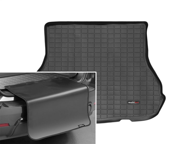 WeatherTech 11-16 Hyundai Elantra Cargo With Bumper Protector - Black