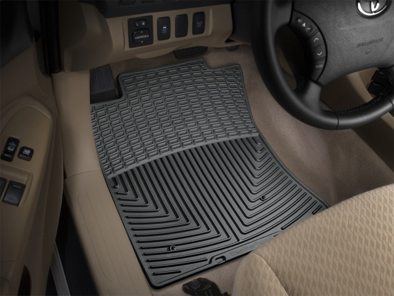WeatherTech 05-11 Toyota Tacoma Front Rubber Mats - Black