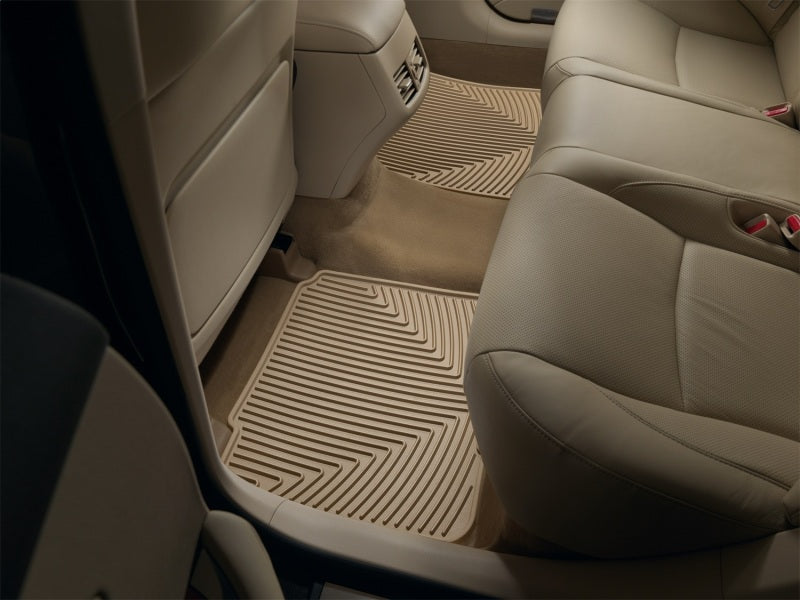 WeatherTech 06-10 Lexus GS Rear Rubber Mats - Tan