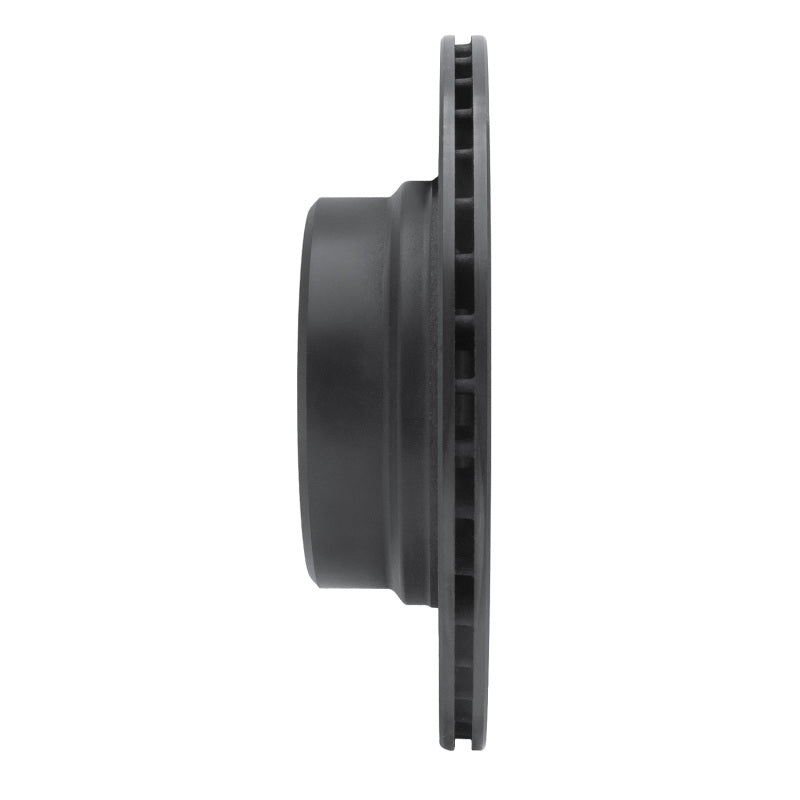 R1 02-06 BMW X5 Rear Left Drilled & Slotted Black Brake Rotor