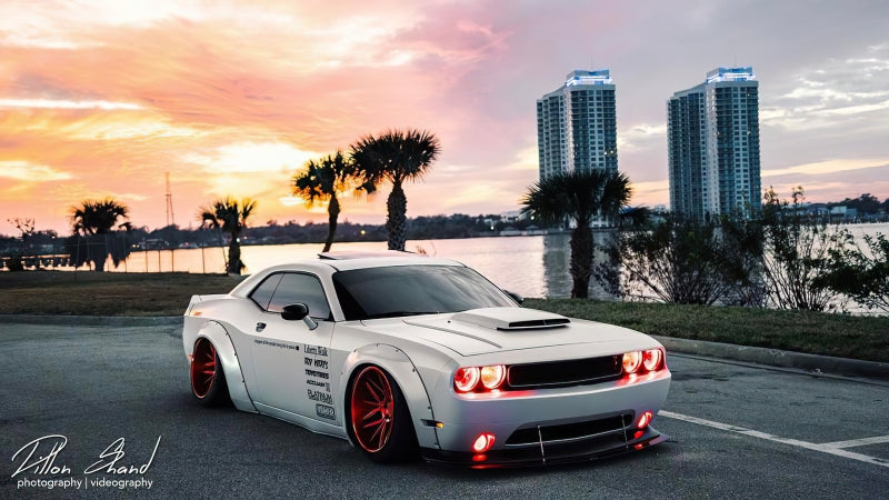 Oracle 08-14 Dodge Challenger LED Projector Headlight Halo Kit - Red