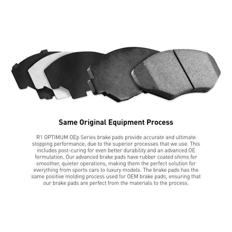 R1 21-26 Kia EV9 Rear Optimum OE Brake Pads