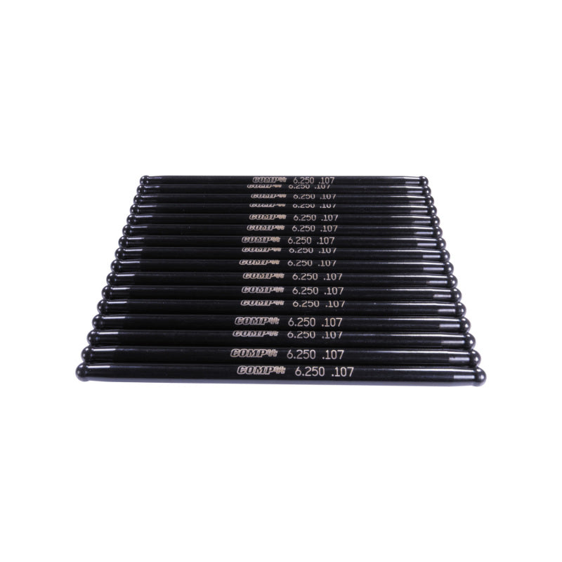 COMP Cams Xtreme Race G2 Pushrod 6.250in Length 5/16in DIA .106in Wall 210 Radius - Set of 16