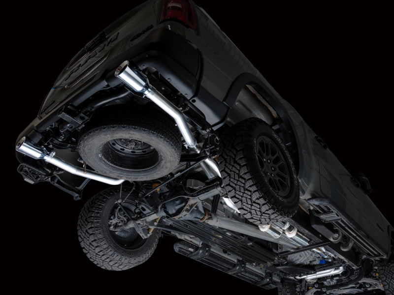 AWE Tuning 2025+ RAM 1500 3.0TT Rebel 0FG Cat-Back Exhaust w/ Chrome Silver Tips