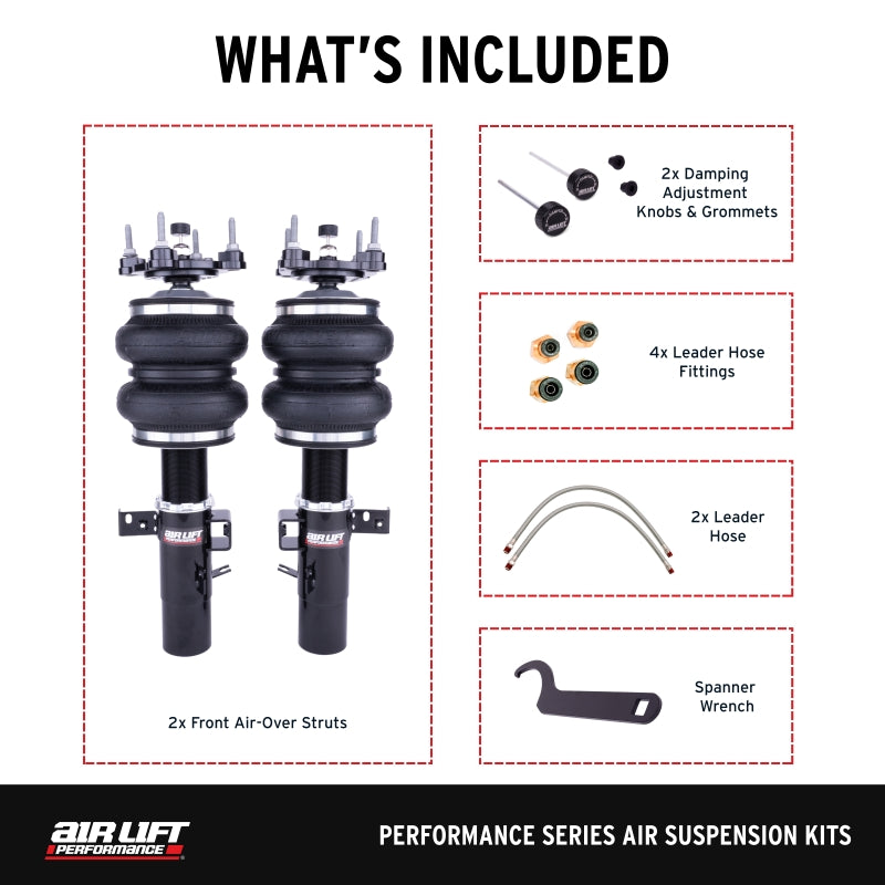 Air Lift Performance 20-24 Toyota GR Supra / 19-24 BMW Z4 (G29) Air Suspension Front Kit