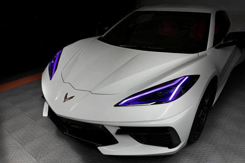 Oracle 20-21 Chevy Corvette C8 RGB+A Headlight DRL  Kit - ColorSHIFT w/ BC1 Controller
