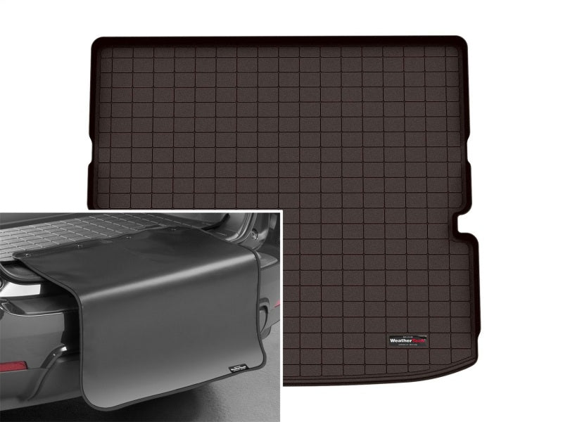 WeatherTech 2022+ Nissan Pathfinder Cargo With Bumper Protector - Cocoa
