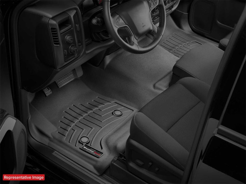 WeatherTech 06-11 Hyundai Accent Front FloorLiner - Black