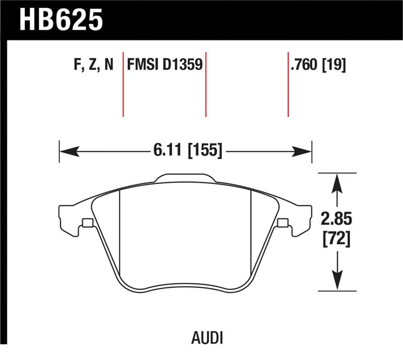 Hawk HPS Street Brake Pads