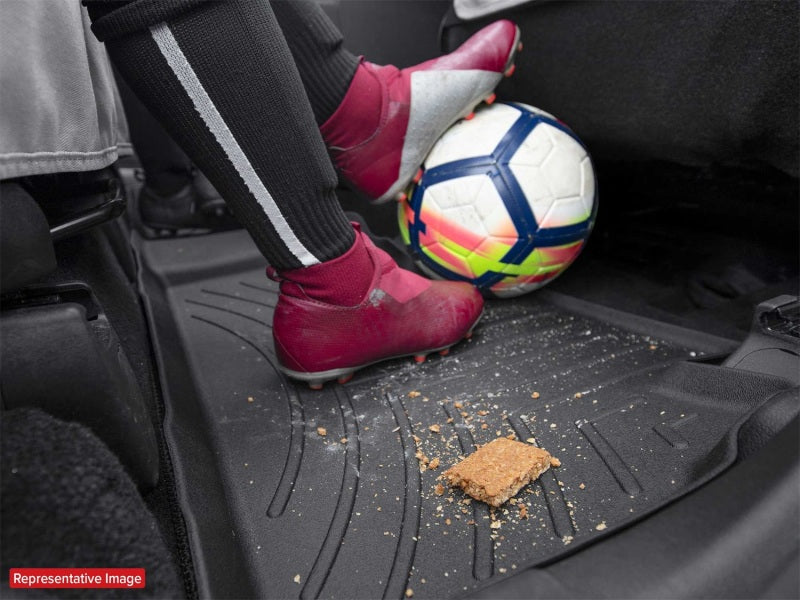 WeatherTech 07+ Lexus LS Rear FloorLiner - Black