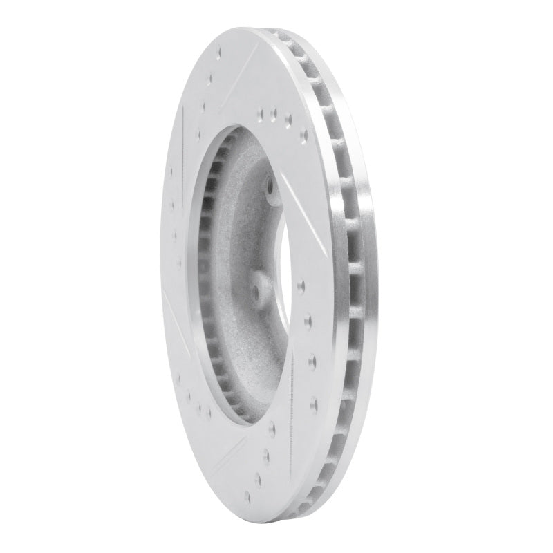 R1 89-08 Toyota Hilux (Mexico) Front Right Drilled & Slotted Silver Brake Rotor