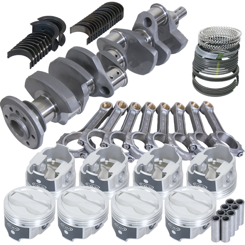 Eagle Chevy 350 3.750in Crank 5.700in I-Beam Rods -18cc 4.040in Pistons Rotating Assembly