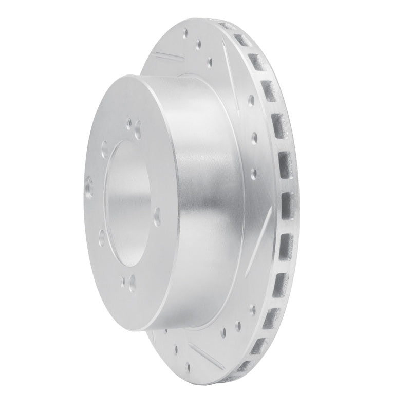 R1 91-99 Dodge STEALTH Rear Right Drilled & Slotted Silver Brake Rotor