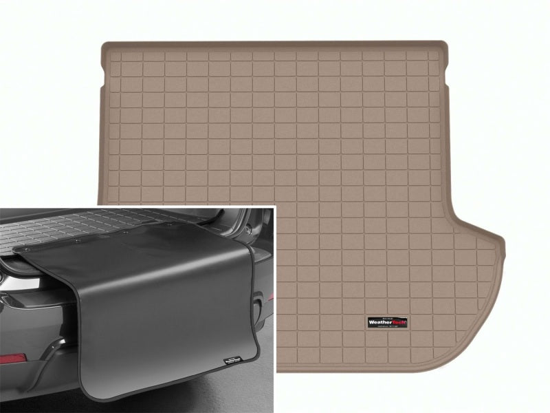 WeatherTech 10-14 Subaru Outback Trunk Cargo Liner w/Bumper Protector - Tan